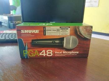Product Review of Shure PGA48-LC Cardioid Dynamic Vocal Microphone from Tokopedia customer review 0