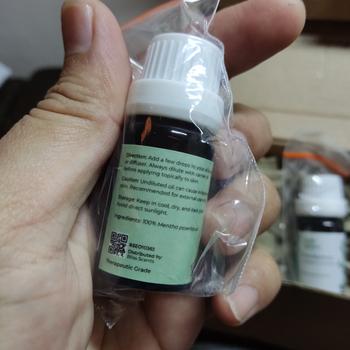 Product Review of Peppermint Essential Oil Diffuser Aromatherapy Aromaterapi from Tokopedia customer review 1
