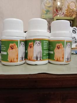 Product Review of FISH O PLUS 50 Minyak Ikan Omega Plus Vitamin Bulu Untuk Anjing Kucing from Tokopedia customer review 0