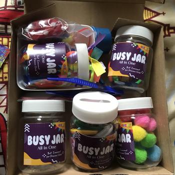 Product Review of Mainan Montessori Edukasi Anak Bayi Sensory Play Busy Jar Mulai 9 Bula from Tokopedia customer review 0