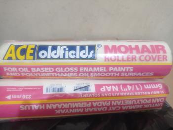 Product Review of Refill Bulu Kuas Roll Cat Minyak dan PU ACE OLDFIELDS MOHAIR 230mm from Tokopedia customer review 0