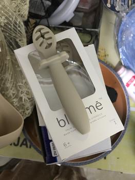 Product Review of BLOOME Baby Palm Grip Training Utensils - Stage 1 Silicone Dip Spoon from Tokopedia customer review 0