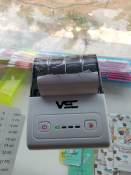 Product Review of KERTAS THERMAL STRUK Uk. 58mmx40mm, MERK VSC / SETARA OTANI - HITAM Roll Black from Tokopedia customer review 2
