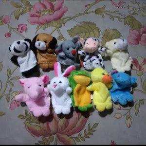 Mainan Edukasi Boneka Jari Tangan Hewan Finger Puppet Animal Isi 10pcs