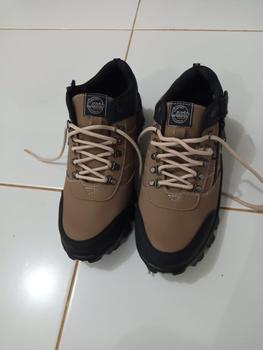 Product Review of Sepatu Safety Original Bahan Kulit Full Jahit Anti Slip Lavio E95 from Tokopedia customer review 0