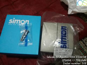 Product Review of SIMON I7 GREY SAKLAR SERI 2 GANG 1 WAY SWITCH from Tokopedia customer review 0