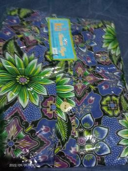 Product Review of Daster 19 pendek lengan 3/4 kencana ungu original lebel biru from Tokopedia customer review 1