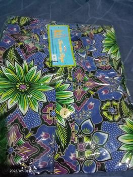 Product Review of Daster 19 pendek lengan 3/4 kencana ungu original lebel biru from Tokopedia customer review 0