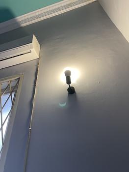 Product Review of Fitting Lampu Tempel Retro - Kap Dinding Gantung Minimalis Industrial from Tokopedia customer review 1