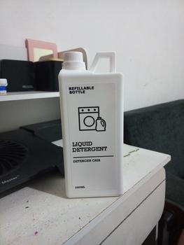 Product Review of TEMPAT LAUNDRY AESTHETIC/WHITE SERIES/TEMPAT DETERJEN/BOTOL REFIL from Tokopedia customer review 0