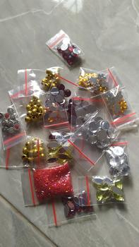 Product Review of diamond permata cangkang bunga kristal jahit uk 10mm grade A per lusin Asli payet baju Kerajinan from Tokopedia customer review 0