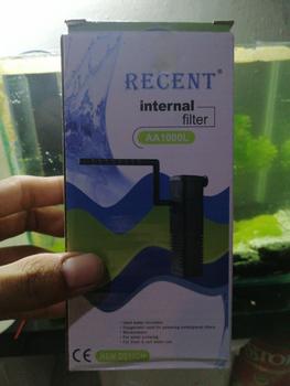 Product Review of POMPA AIR AQUARIUM INTERNAL FILTER RECENT AA 1000L 1000 L from Tokopedia customer review 1