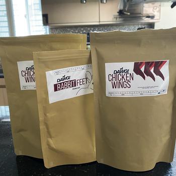 Product Review of Chicken Wings Whole Sayap ayam dog snack air dried jerky snack anjing from Tokopedia customer review 0