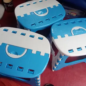 AZ Kursi Mini Lipat Portable Praktis Kursi Anak anak Plastik Tebal