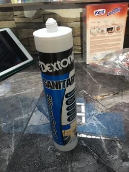 Product Review of SILICONE SEALANT DEXTONE SANITARY ANTI JAMUR (ACETIC) / LEM SEALANT KHUSUS AREA BASAH from Tokopedia customer review 0