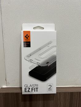 Product Review of Tempered Glass iPhone 14 Pro Max Plus Spigen Glas tR EZ Fit Full Clear from Tokopedia customer review 0