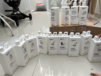 Product Review of TEMPAT LAUNDRY AESTHETIC/WHITE SERIES/TEMPAT DETERJEN/BOTOL REFIL from Tokopedia customer review 3