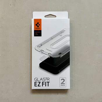 Product Review of Tempered Glass iPhone 14 Pro Max Plus Spigen Glas tR EZ Fit Full Clear from Tokopedia customer review 0