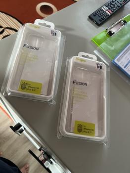 Product Review of Case iPhone 14 Pro Max Plus Ringke Fusion Clear Soft Hybrid Casing from Tokopedia customer review 0
