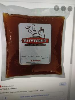 Product Review of Buybest Caramel Topping 1Kg from Tokopedia customer review 0
