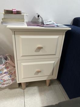 Product Review of IFURNHOLIC Hannah Bedside Table | Meja Nakas | Meja Samping Tempat Tidur | Lemari Laci Nakas | Meja Sudut from Tokopedia customer review 0