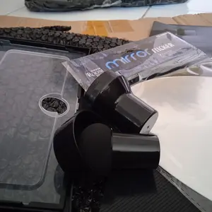 LBT Stiker Cermin Kaca Dinding Bentuk Oval Anti Pecah 27 X 14.5 CM Acrylic Hiasan Ruangan Dinding Hias