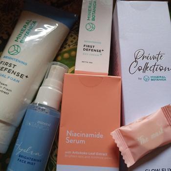 Product Review of Mineral Botanica Niacinamide Serum With Artichoke Leaf Extract 20ml Vitamin Essence from Tokopedia customer review 0
