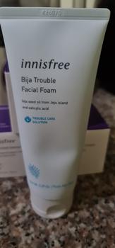 Product Review of Innisfree Bija Trouble Cleansing Foam 150g - Cleanser from Tokopedia customer review 1