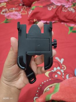Product Review of Holder hp spion BESI penahan ponsel penyangga pencagak pegangan stand handphone di motor original kuat aman anti slip mudah di gunakan NB20 from Tokopedia customer review 0