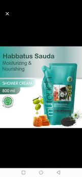 Product Review of MuTouch Goat's Milk Shower Cream Pearl and Mulberry 800ml (Sabun Mandi) from Tokopedia customer review 0
