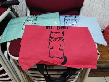 Product Review of TC30 Korea Cool Printing Tote Bag/ Tas Selempang from Tokopedia customer review 0