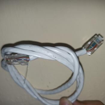 Product Review of Kabel Jaringan MICORE Cat5 UTP LAN Berkualitas Tinggi from Tokopedia customer review 1