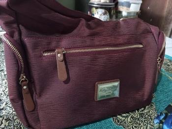 Product Review of Phillipe Jourdan Aurora Tas Selempang Wanita Maroon from Tokopedia customer review 0