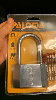Product Review of PALOMA PLP 508 GEMBOK PAGAR PANJANG PADLOCK LONG P-500 70MM CHROME from Tokopedia customer review 0