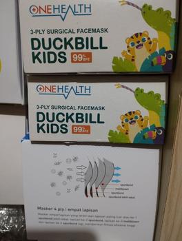 Product Review of Masker Duckbill Kids OneHealth isi 25 Pcs from Tokopedia customer review 0