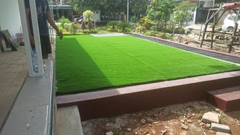 Product Review of DRAINASE RUMPUT SINTETIS tebal 3 CM UK 25 x 25 CM (HARGA PABRIK) from Tokopedia customer review 0