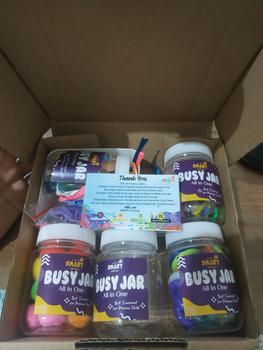 Product Review of Mainan Montessori Edukasi Anak Bayi Sensory Play Busy Jar Mulai 9 Bula from Tokopedia customer review 0