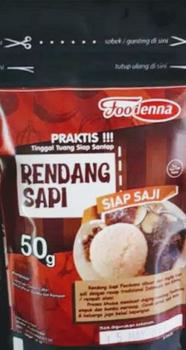 Product Review of Makanan Siap Saji Foodenna Rendang Sapi - Instant Food from Tokopedia customer review 0
