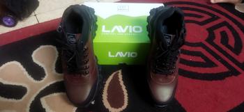 Product Review of Sepatu Safety Original Bahan Kulit Full Jahit Anti Slip Lavio E95 from Tokopedia customer review 1