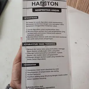 HASSTON 0140-100 Air Blow Gun PLASTIK Semprot Angin Kompresor Duster Quick Coupling