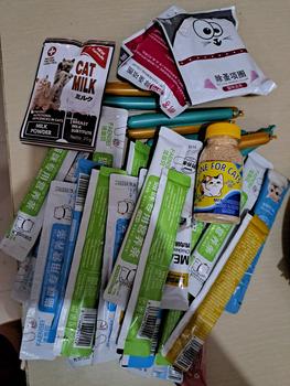 Product Review of Snack Anjing Kucing Rasa Sosis Daging Ayam Bebak Sapi Cemilan Pet from Tokopedia customer review 0