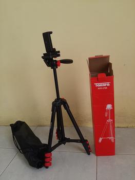 Product Review of Takara ECO-173A Lightweight Travel Tripod Free Bag for DSLR Mirrorless from Tokopedia customer review 0