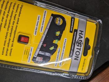 Product Review of WATERPASS LASER LEVEL PROHEX HASSTON 4610-101 from Tokopedia customer review 3