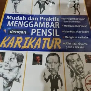 Buku Mudah Dan Praktis Menggambar Dengan Pensil Karikatur