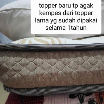 Product Review of Topper Latex Lady Americana Essential Kasur Kain from Tokopedia customer review 0