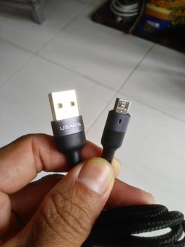 Product Review of USAMS U26 Kabel Data Micro Fast Charging 2A LED Indikator from Tokopedia customer review 0