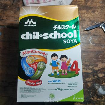 Product Review of Morinaga Chilschool / Chil School Soya Vanilla 600gr from Tokopedia customer review 0