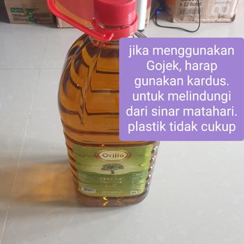 Product Review of Orilia-Pomace Olive Oil 5 Ltr from Tokopedia customer review 0