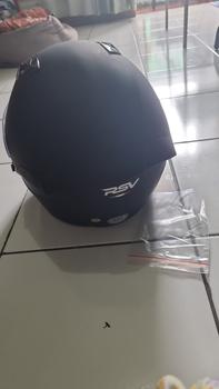 Product Review of HELM Half Face RSV SV300 BLACK DOFF Motorcycle from Tokopedia customer review 3