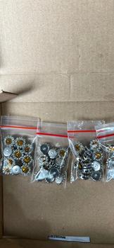 Product Review of diamond permata cangkang bunga kristal jahit uk 10mm grade A per lusin Asli payet baju Kerajinan from Tokopedia customer review 0